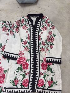 SummerFloral Kurta and Pant Set/ Co-ord set New