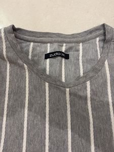 Gray Striped T-Shirt