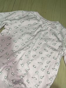 Pink Bunny Print Sweatshirt