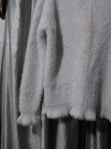 Fluffy White Sweater