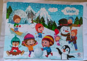 Pack of 1 Seasonal Jigsaw Puzzle for 2+ toddler