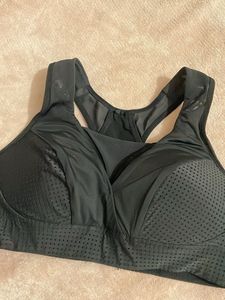 Imported padded Black Sports Bra