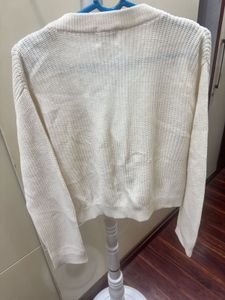 H&amp;M Knit Cardigan with Gold Buttons