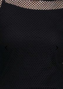 Hot 🔥 Chic Black Mini Mesh Dress for Night or par