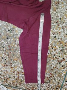 Maroon Long Sleeve Kurta