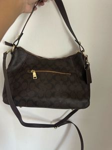 Inspired COACH signature coated canvas  bag