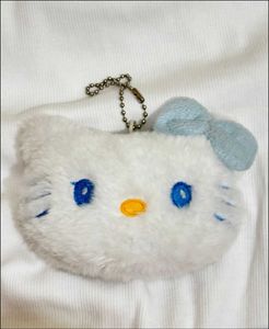Cute Hello Kitty Plush Keychain(blue)