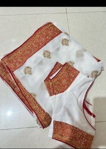 navratri heavy bengoli georgette saree with blause