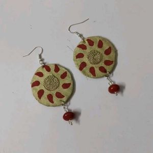 Handcrafted Fabric Earrings