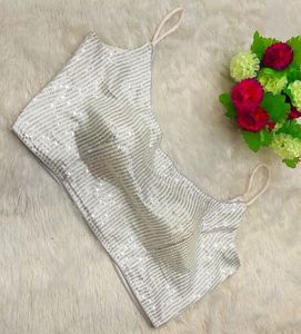 Silver Sequin Blouse