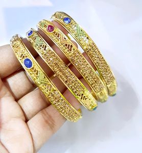 gold polish beautiful bangles
