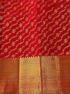 Banarasi Soft silk sarees Red Festive