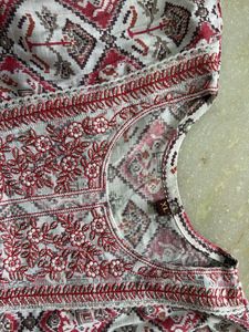 Elegant Indian Elephant Print Kurta