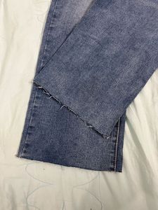 Distressed Blue Denim Jeans unisex