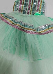 Toyballoon Mint Sequin Party Dress upto 10 years