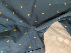 Shirt Blue Half Sleeves