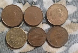 Old Foreign Countries Coin 6  Nederlands, America,