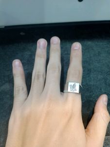 Mahadev Men Ring Pure Silver 925