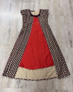Printed Caped Kurta