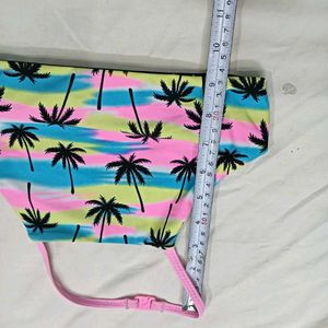 ⭐ Tropical Palm Tree Bikini Top