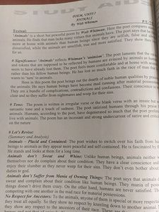 Class 10 English Summary+answer Questions