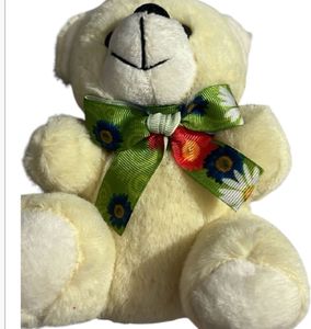 Cute Yellow Teddy Bear with Bow