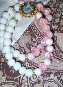 COMBO Beaded Bracelet with Picture JAI GURUJI 😍