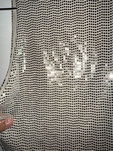 H&amp;M Sparkly Sequin Crop Top