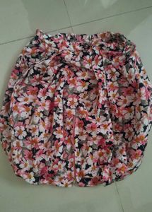Floral Print baloon Crop top with Palazzo Pants