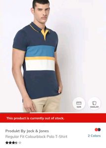 New Jack & Jones Colorblock Polo