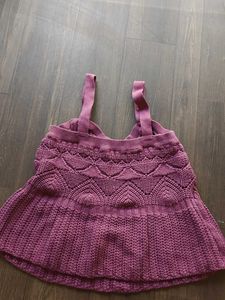 Knitted Spaghetti Strap Top