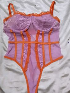 Strappy Lace Teddy Corset