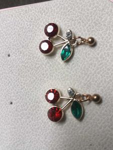 Cute Cherry Dangle Earrings