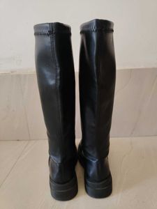 Black Knee-High Boots