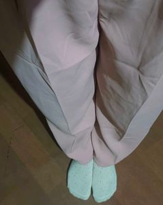 New Beautiful Pink Wide-Leg Pant