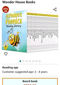 Kids Phonics Reading Library A-Z 26 BOOKS SET