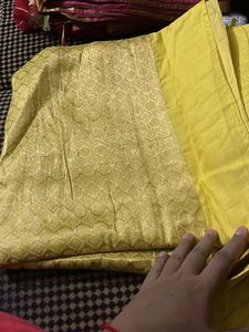 Beautiful Yellow Saree