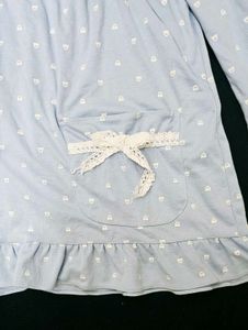 Cute Blue Pajama Top
