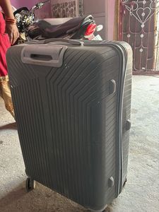 Stylish Grey Travel Suitcase