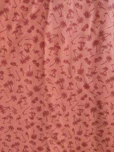 Orange Printed Polo Shirt