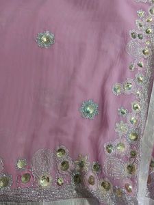 Elegant Pink Saree
