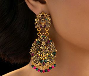 Traditional Lakshmi Jhumka Earrings
