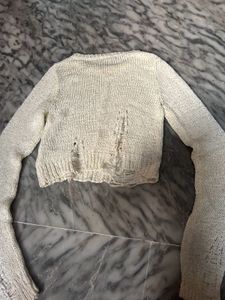 White Crochet Top