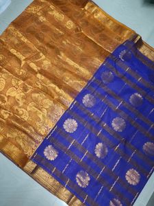 Beautiful Shiny Pattu Saree With Blouse