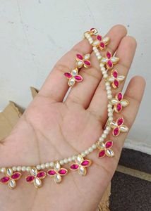 Kundan Necklace &amp; Earring Set