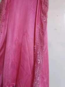 Pink Lace Trim Nightgown, Never Worn It.