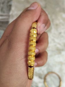 Elegant Gold Bangles Set