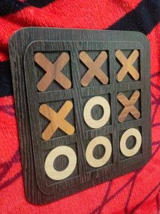 Wooden Tic Tac Toe....