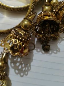 Traditional Gold Tone Bangles with Tassel