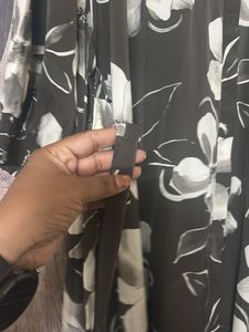 Elegant Floral Print Maxi Dress